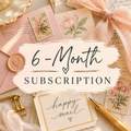 6 Month Happy Mail Subscription for Seniors Pre Paid Gift
